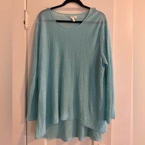 Eileen Fisher long sleeve tunic-size L